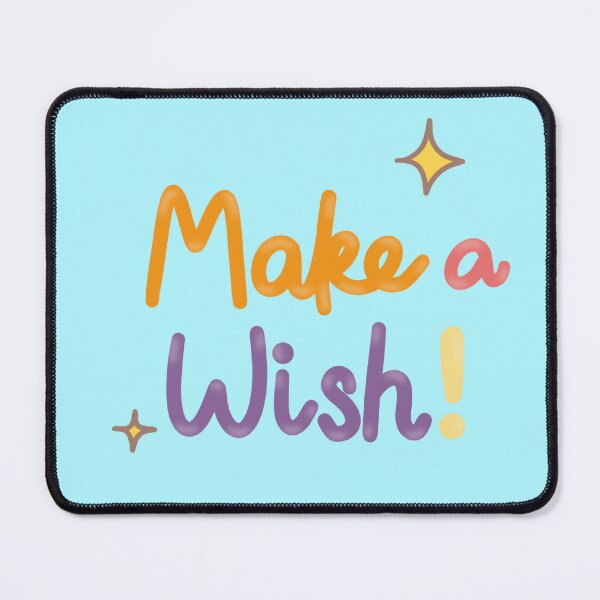 Item preview, Inspirational Make a Wish Typography Graphic with Pastel Magic Sparkles designed and sold by Teenidesign .