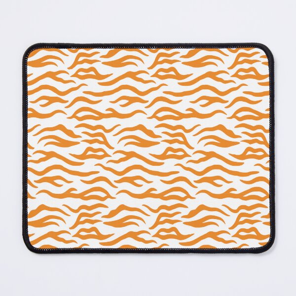 Item preview, White and Orange tiger print designed and sold by pattern-archive.