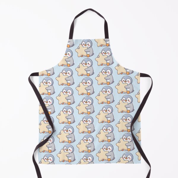 Item preview, Kawaii Star Hugger Cozy Pastel Penguin designed and sold by dreephic22.
