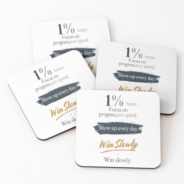 Item preview, 1 Percent Better Every Day Motivation designed and sold by DesignerThreads.