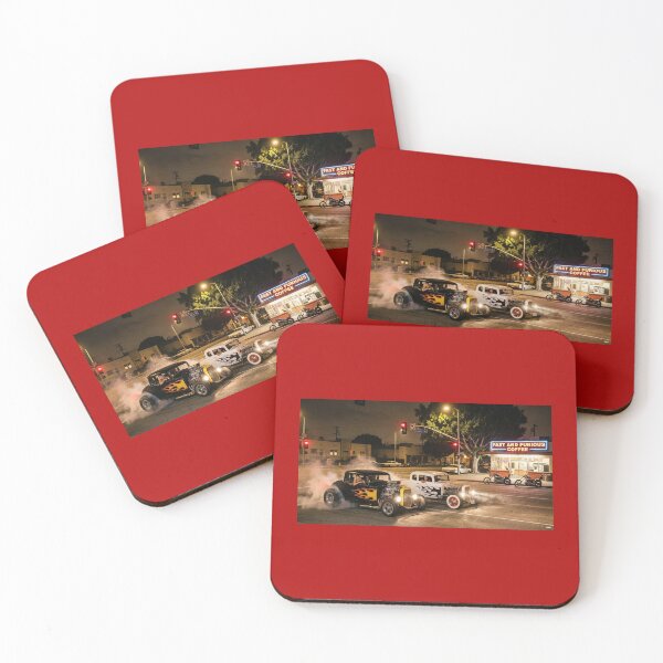 Item preview, HOT RODS BY NIGHT LA 1969 designed and sold by VERYOLDROAD BY AXTON BROWNING .