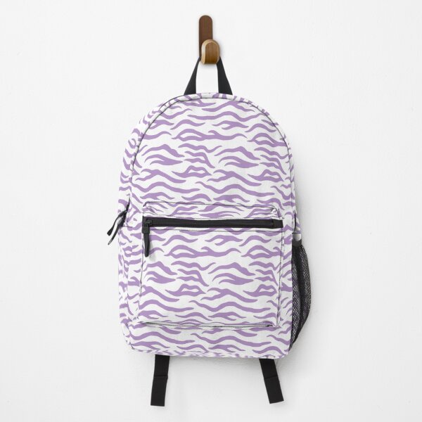 Item preview, White and Purple tiger print designed and sold by pattern-archive.