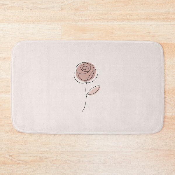 Item preview, Minimalist One Line Rose Floral Art Design Print designed and sold by CozyLittleShop.