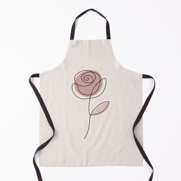Item preview, Minimalist One Line Rose Floral Art Design Print designed and sold by CozyLittleShop.