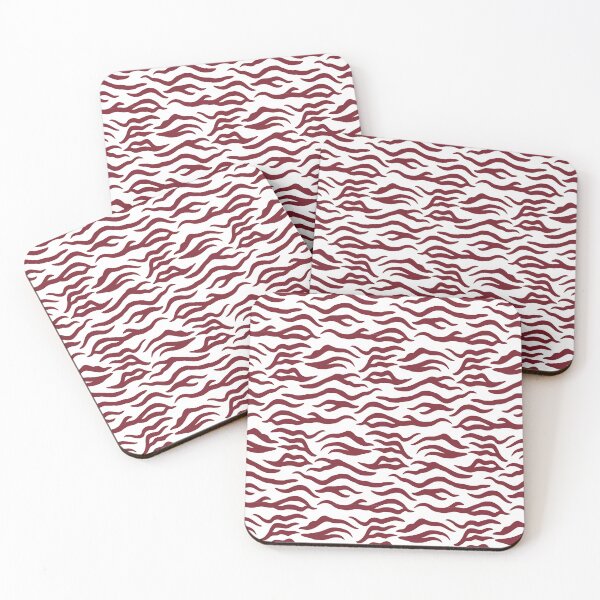 Item preview, White and Red tiger print designed and sold by pattern-archive.