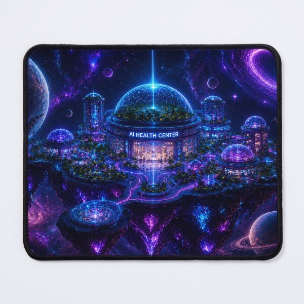 Item preview, Cosmic AI Health Center - Floating Cyber Station designed and sold by bbbpetr100.