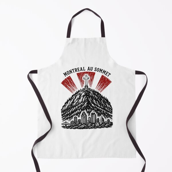 Item preview, Montreal Au Sommet Mount Royal Cross Mountain Sketch Art designed and sold by Fenay Designs.