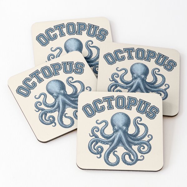 Item preview, Octopus Vintage Nautical Sticker – Marine Life Illustration Ocean Lover Graphic T-shirt designed and sold by ZyxDes.