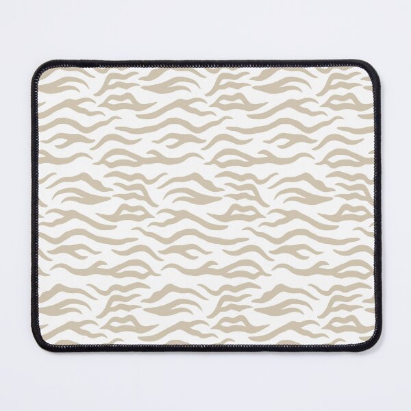 Item preview, White and Sand tiger print designed and sold by pattern-archive.