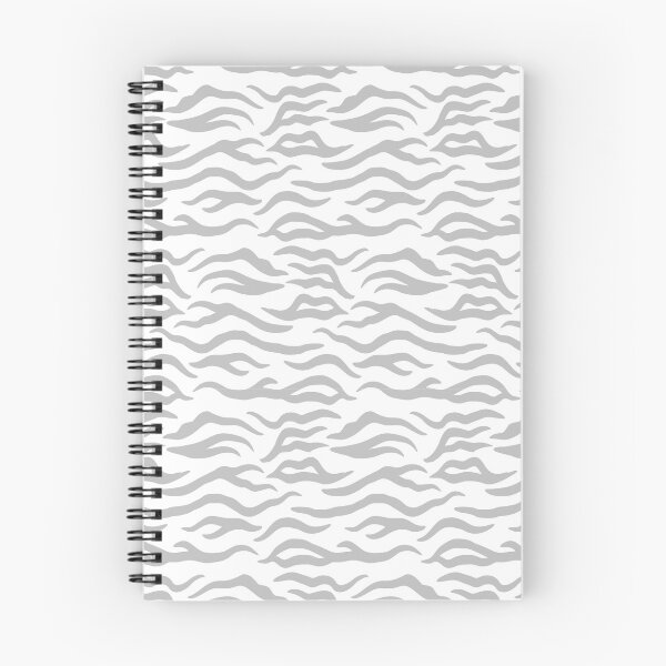Item preview, White and Silver tiger print designed and sold by pattern-archive.