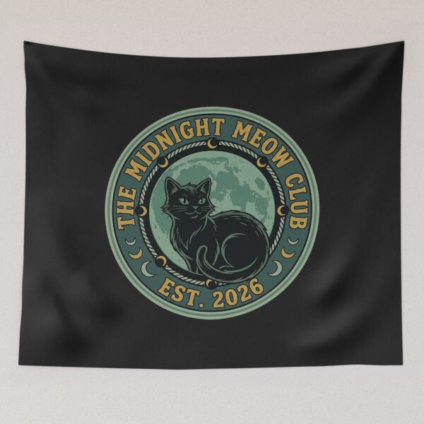 Item preview,  The Midnight Meow Club Est 2026 Vintage Cat Vintry Off designed and sold by VintryOff.