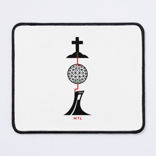 Item preview, MTL Minimalist Line Art Landmark Badge Graphic designed and sold by Fenay Designs.