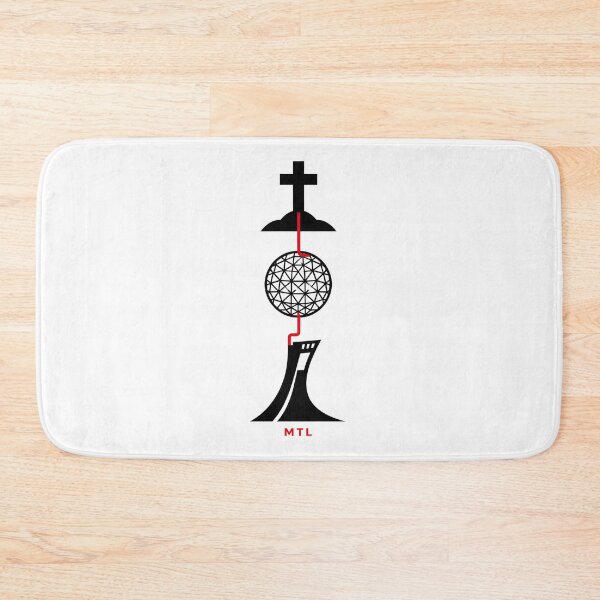 Item preview, MTL Minimalist Line Art Landmark Badge Graphic designed and sold by Fenay Designs.