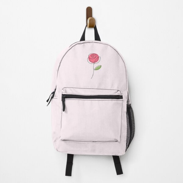 Item preview, Minimalist Pink Rose One Line Floral Art Design designed and sold by CozyLittleShop.