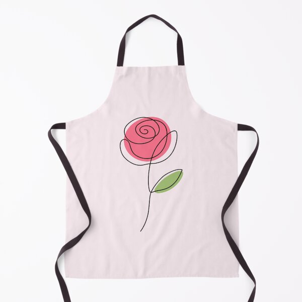 Item preview, Minimalist Pink Rose One Line Floral Art Design designed and sold by CozyLittleShop.