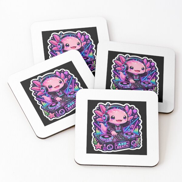Item preview, Axolotl DJ designed and sold by CrazySticker619.