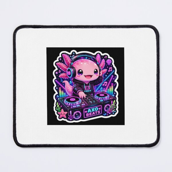 Item preview, Axolotl DJ designed and sold by CrazySticker619.