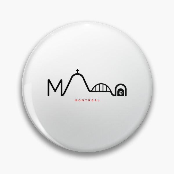 Item preview, Montreal Continuous Line City Skyline Contour Art designed and sold by Fenay Designs.
