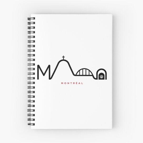 Item preview, Montreal Continuous Line City Skyline Contour Art designed and sold by Fenay Designs.