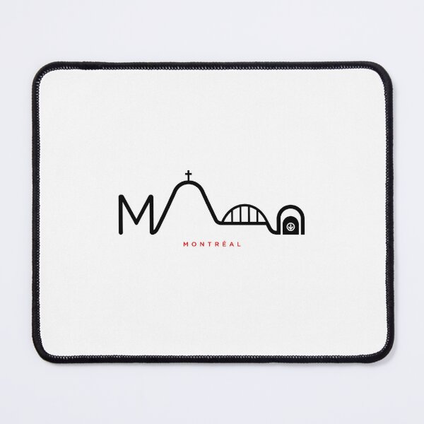 Item preview, Montreal Continuous Line City Skyline Contour Art designed and sold by Fenay Designs.