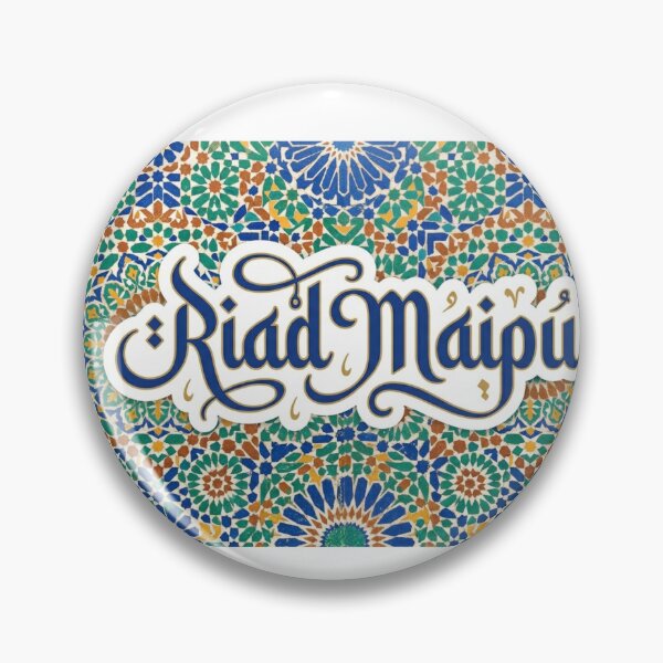 Item preview, Riad Maipú — Morocco Chile Art Print designed and sold by KariGoStudio.