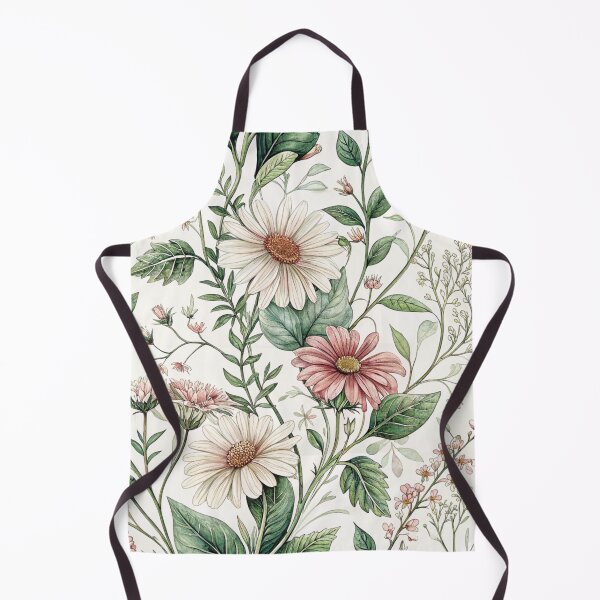 Artikelvorschau, Zartrosa Gänseblümchen-Tapetendesign entworfen und verkauft von Marie and Grace Designs.