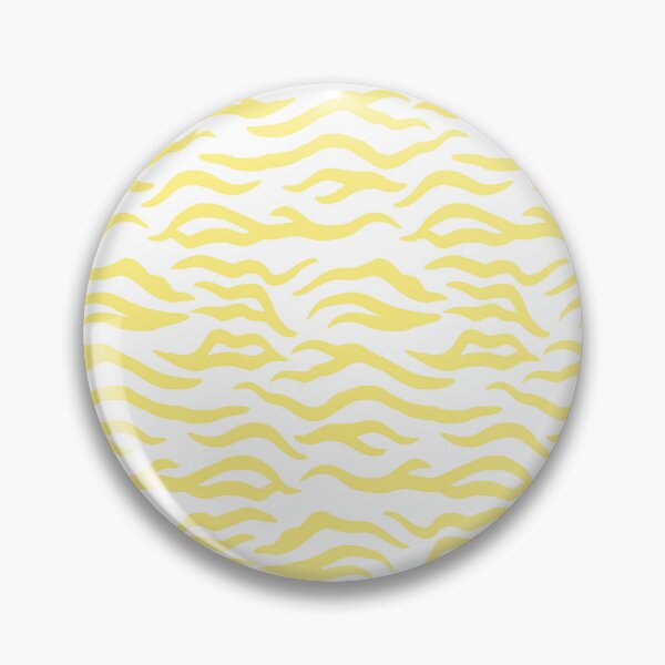 Item preview, White and Yellow tiger print designed and sold by pattern-archive.