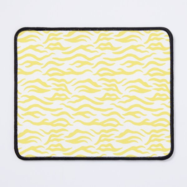 Item preview, White and Yellow tiger print designed and sold by pattern-archive.