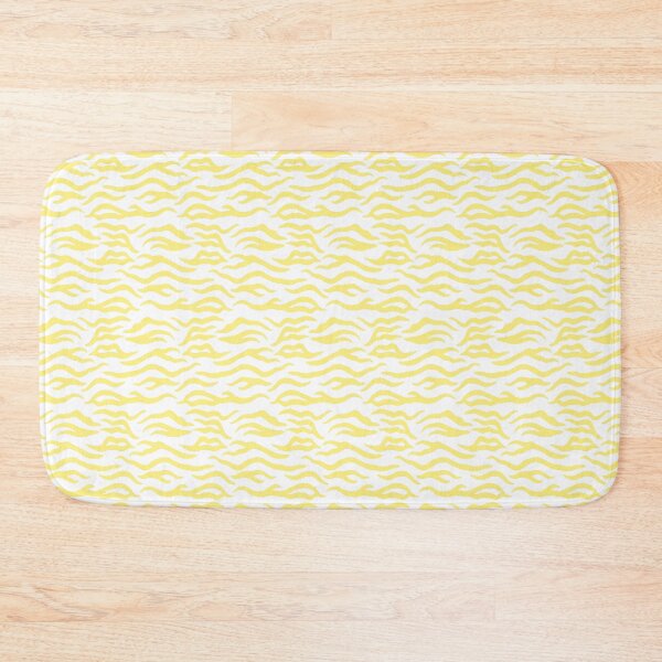 Item preview, White and Yellow tiger print designed and sold by pattern-archive.