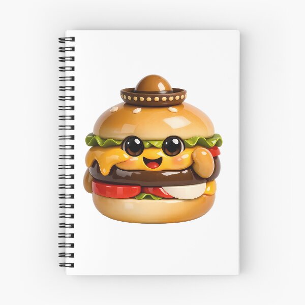 Item preview, Minimalist 3D Cute Happy Hamburger Cheese Sticker designed and sold by MIROUZ2000.