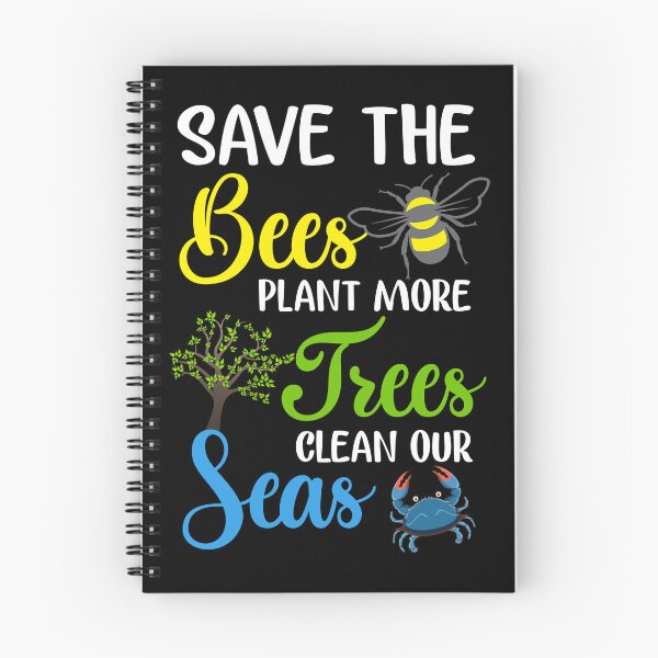 Item preview, Save The Bees Plant More Trees Clean Our Seas designed and sold by teeperfect.
