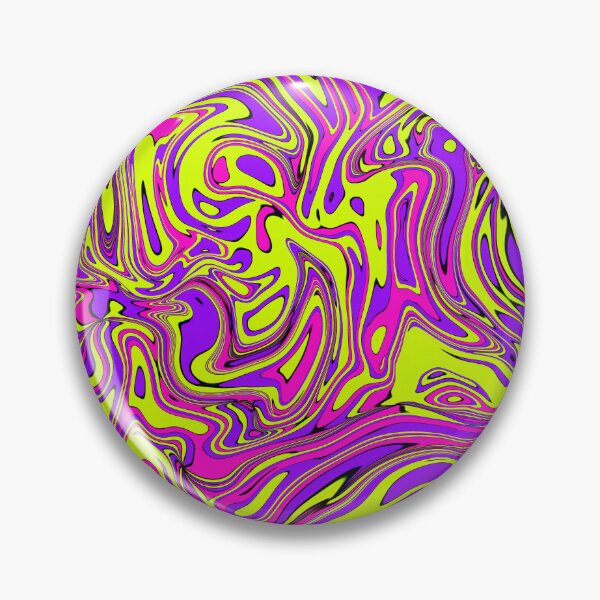Item preview, Trippy Neon Liquid Marble Pattern-Lime Magenta Purple Design designed and sold by DjFreeq.