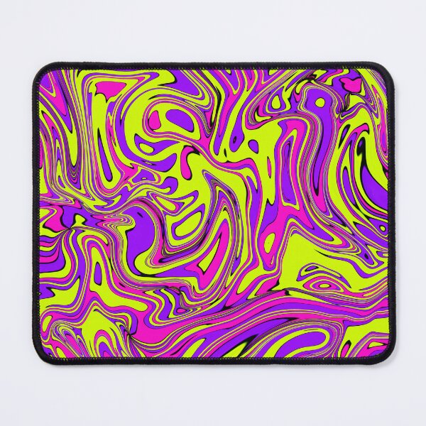 Item preview, Trippy Neon Liquid Marble Pattern-Lime Magenta Purple Design designed and sold by DjFreeq.