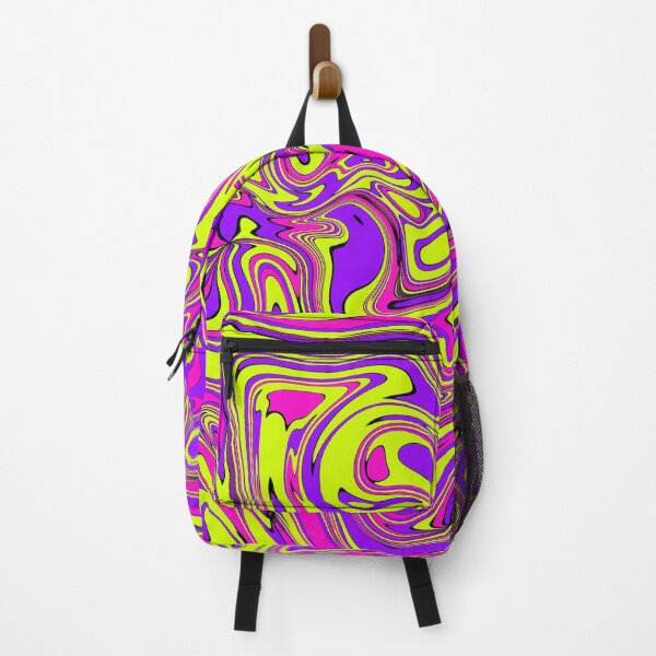 Item preview, Trippy Neon Liquid Marble Pattern-Lime Magenta Purple Design designed and sold by DjFreeq.