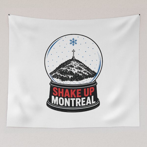 Item preview, Shake Up Montreal Winter Snow Globe Mount Royal Art designed and sold by Fenay Designs.