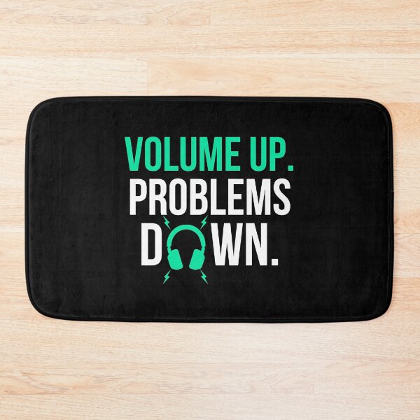 Item preview, Volume Up Problems Down Funny Music Lover T-Shirt Headphones Gift Music Humor Tee designed and sold by TongTang.