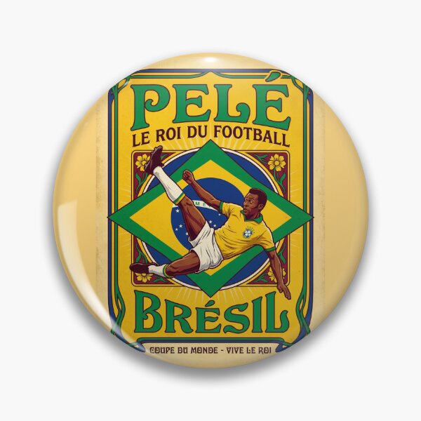 Item preview, Pele, Brazil football designed and sold by CornershopTee.