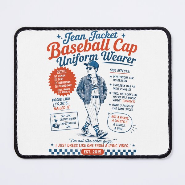 Item preview, Jean jacket baseball cap uniform wearer designed and sold by Peerless-Prime.
