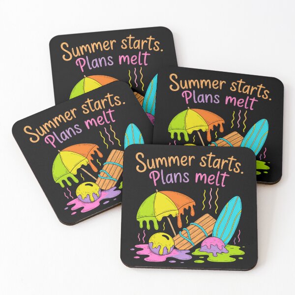 Item preview, Summer Starts. Plans Melt. designed and sold by mirciashop.