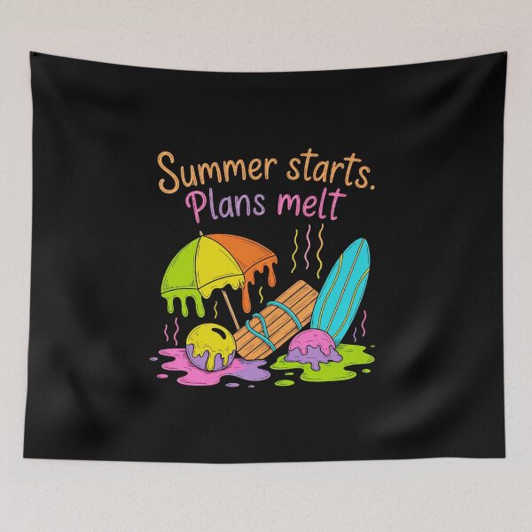 Item preview, Summer Starts. Plans Melt. designed and sold by mirciashop.