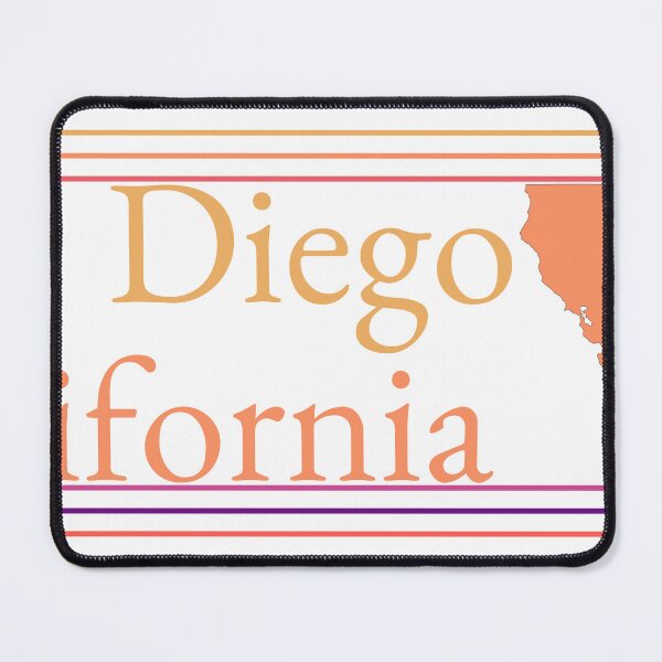 Item preview, San Diego California City Marked On State Map designed and sold by TheIconSmith.
