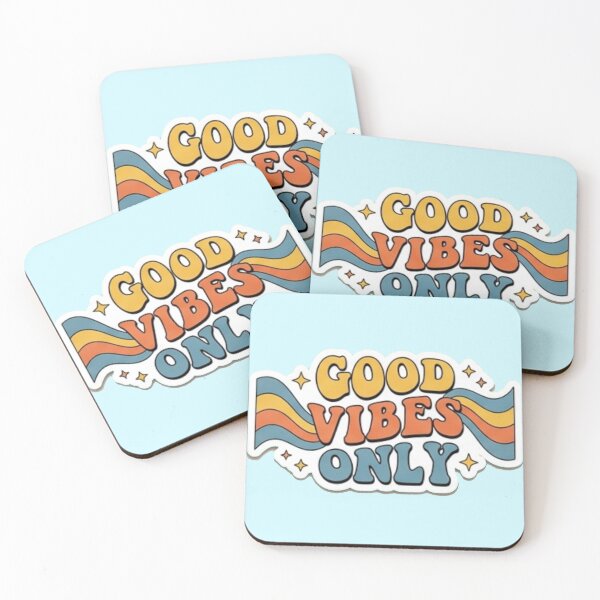 Item preview, Good Vibes Only Retro 70s Bubble Letter Positive Quote  designed and sold by Rehnair.
