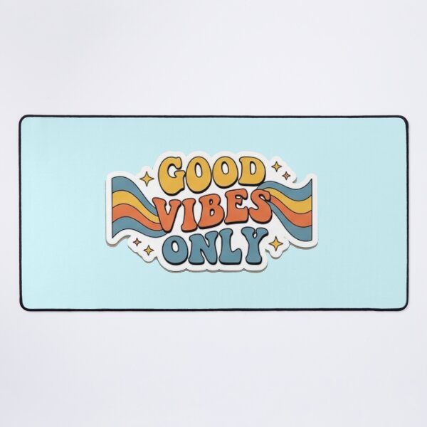 Item preview, Good Vibes Only Retro 70s Bubble Letter Positive Quote  designed and sold by Rehnair.