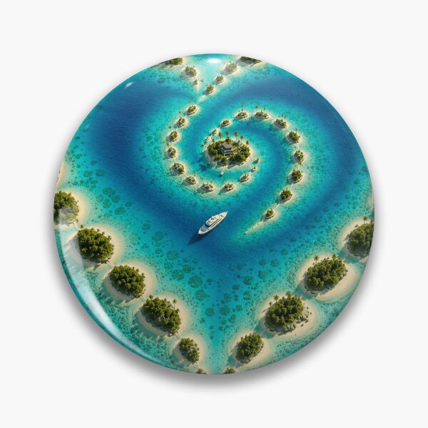 Item preview, Heart spiral of islands, dream island atoll designed and sold by JBXDesigner.