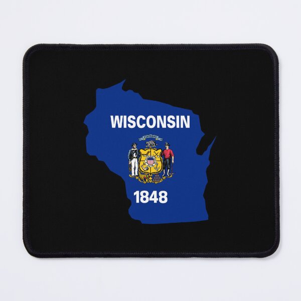 Item preview, Wisconsin State Shape Flag WI designed and sold by shitpostee.