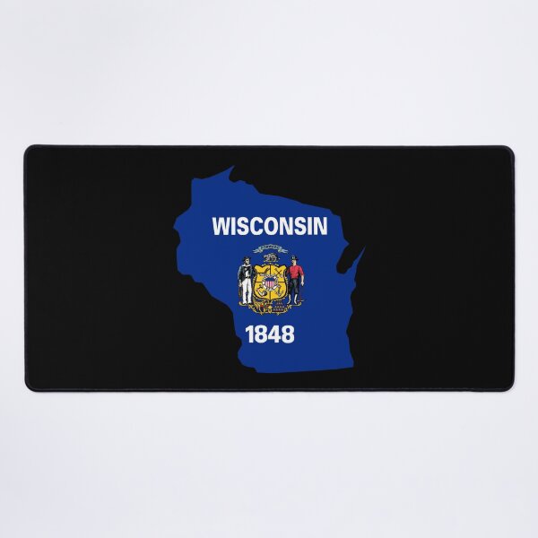 Item preview, Wisconsin State Shape Flag WI designed and sold by shitpostee.
