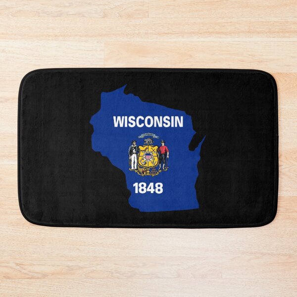 Item preview, Wisconsin State Shape Flag WI designed and sold by shitpostee.