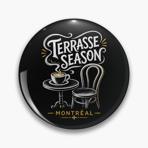 Item preview, Terrasse Season Montreal Cafe Coffee Chalkboard Art designed and sold by Fenay Designs.
