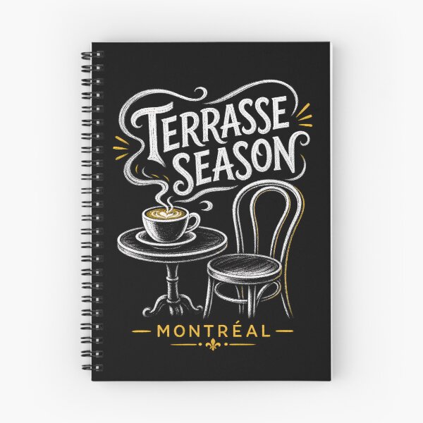 Item preview, Terrasse Season Montreal Cafe Coffee Chalkboard Art designed and sold by Fenay Designs.