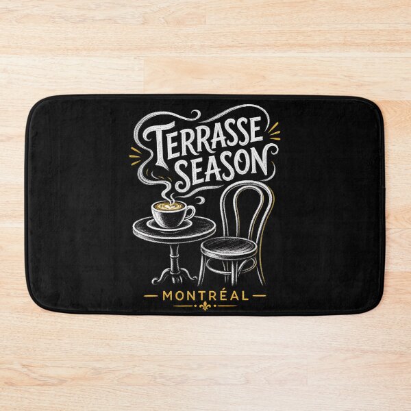 Item preview, Terrasse Season Montreal Cafe Coffee Chalkboard Art designed and sold by Fenay Designs.